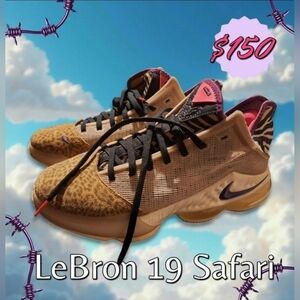 LeBron 19 Safari Men's Size 12